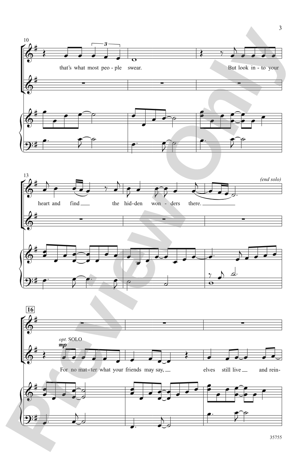 Yes, Virginia: 2-Part Choral Octavo