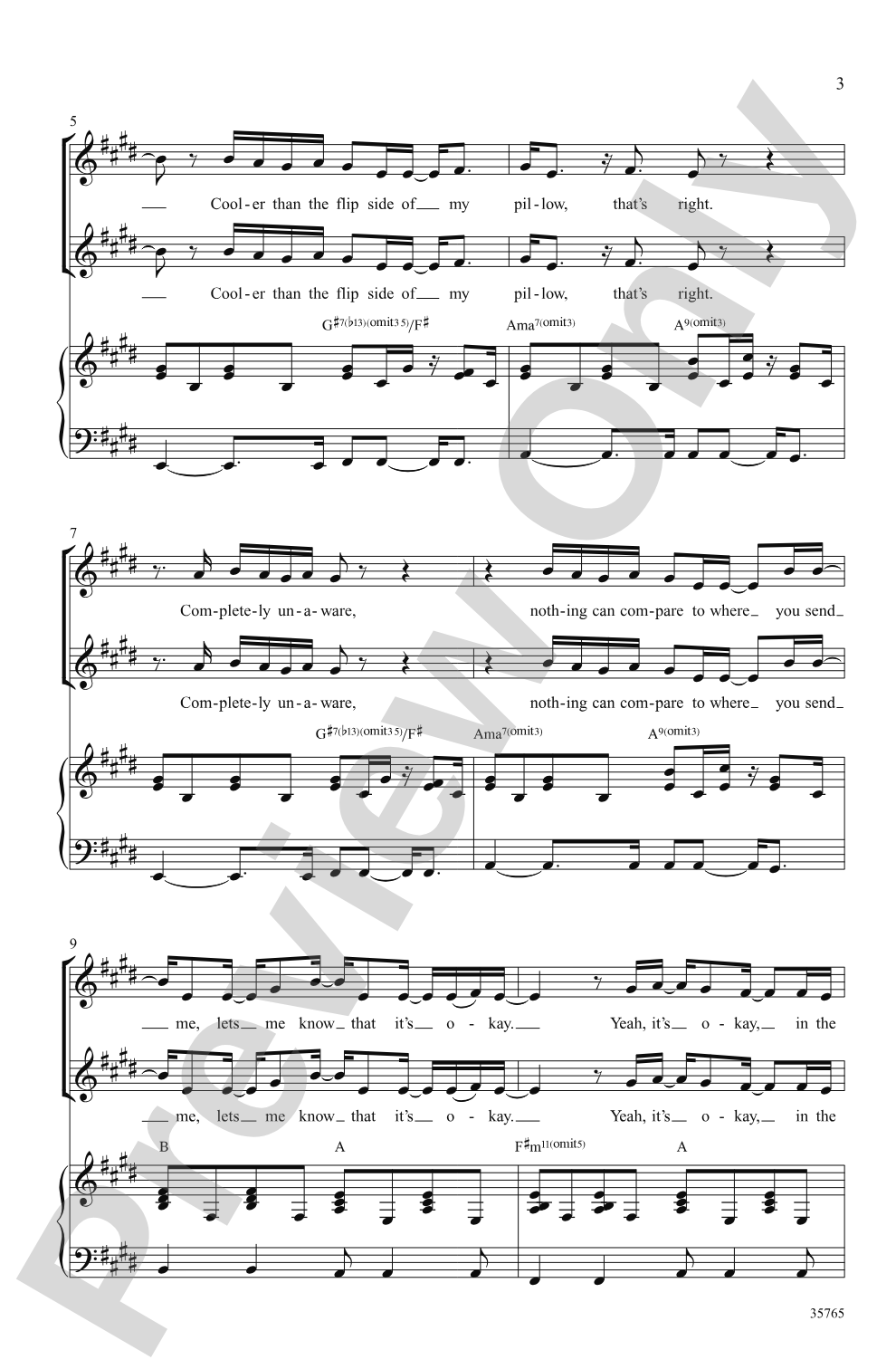 Smile: SSA Choral Octavo