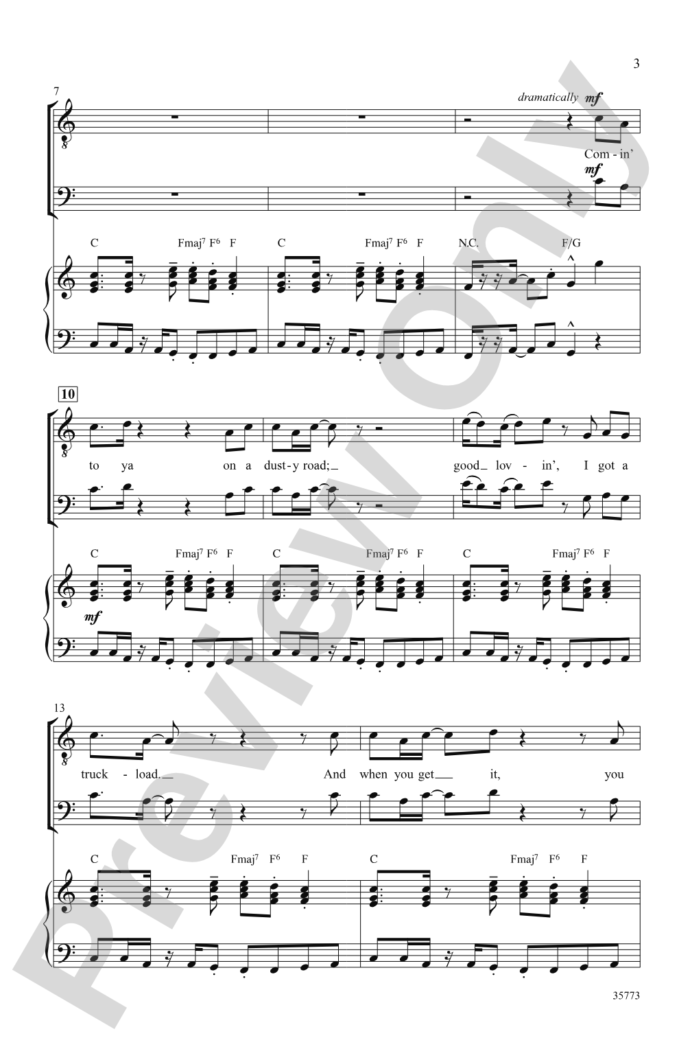 Soul Man: TBB Choral Octavo