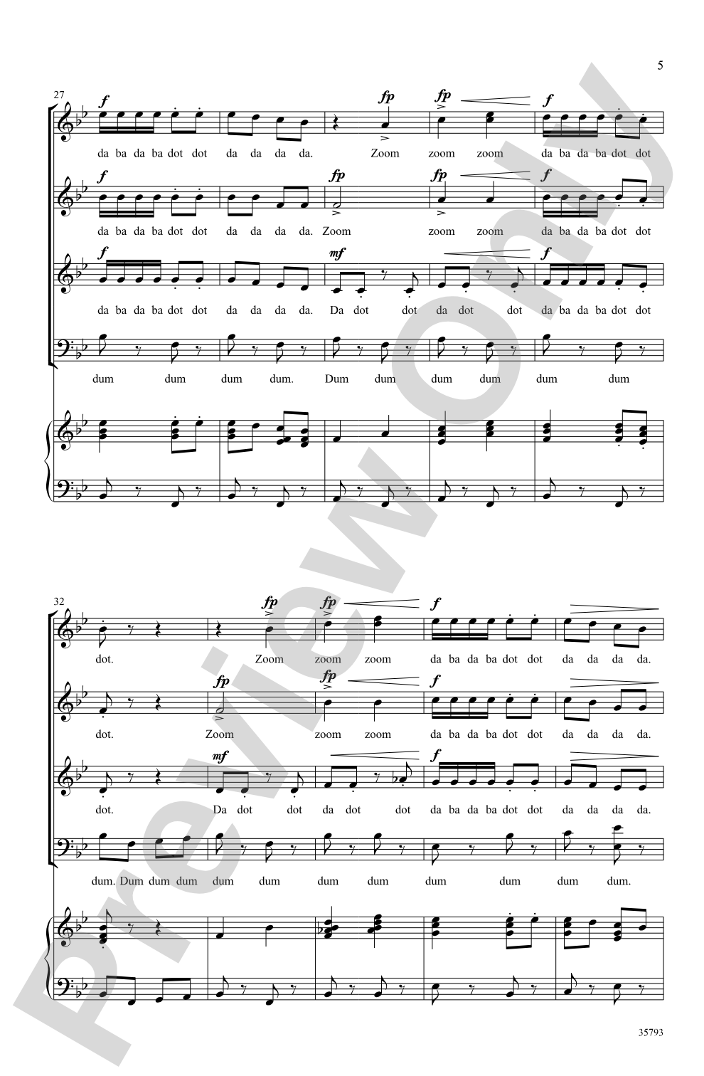 Bugler's Holiday: SSAB Choral Octavo