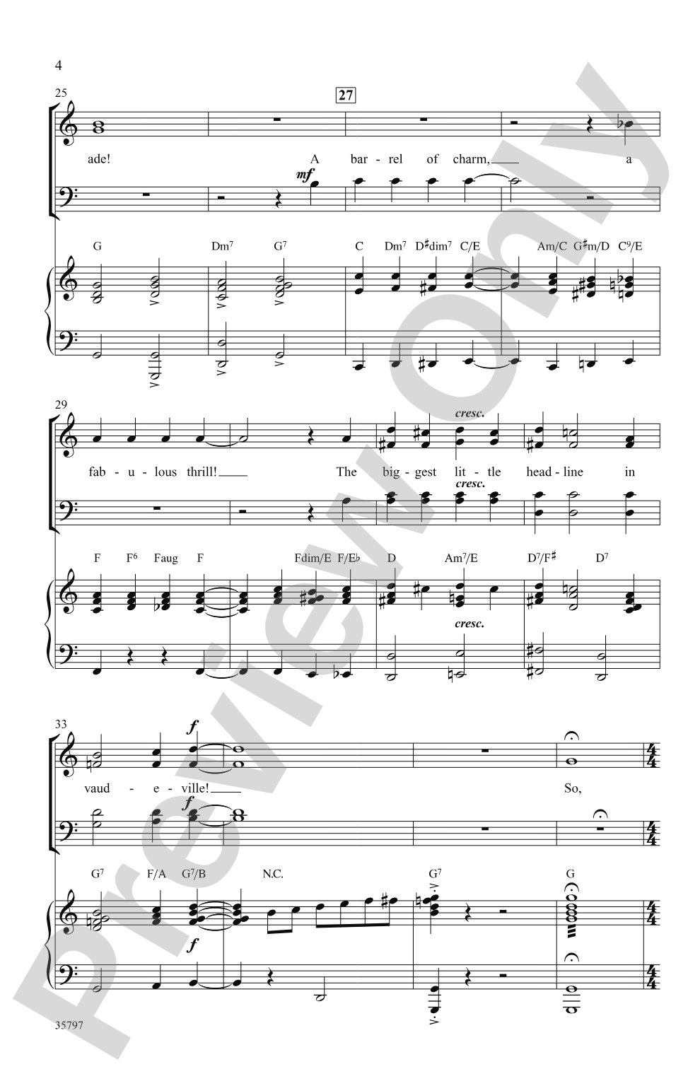 Let Me Entertain You (from <i>Gypsy</i>): SATB Choral Octavo