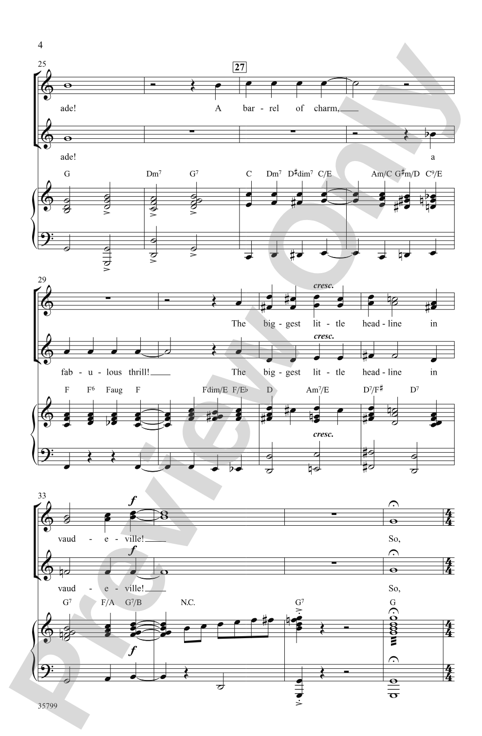 Let Me Entertain You (from <i>Gypsy</i>): SSA Choral Octavo