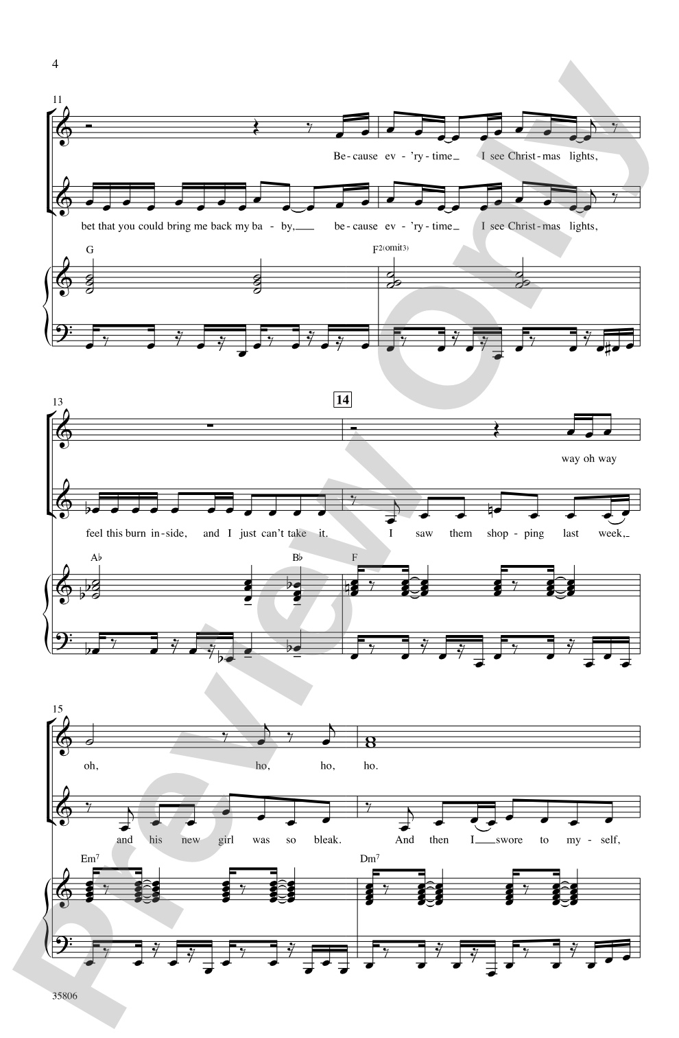 Oh Santa!: SSA Choral Octavo