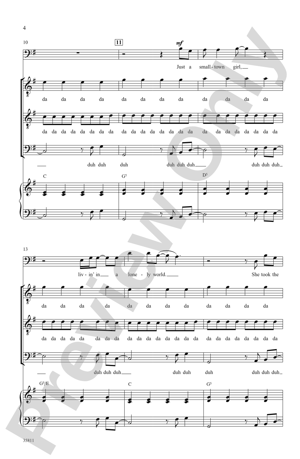 Don't Stop Believin': TTB Choral Octavo