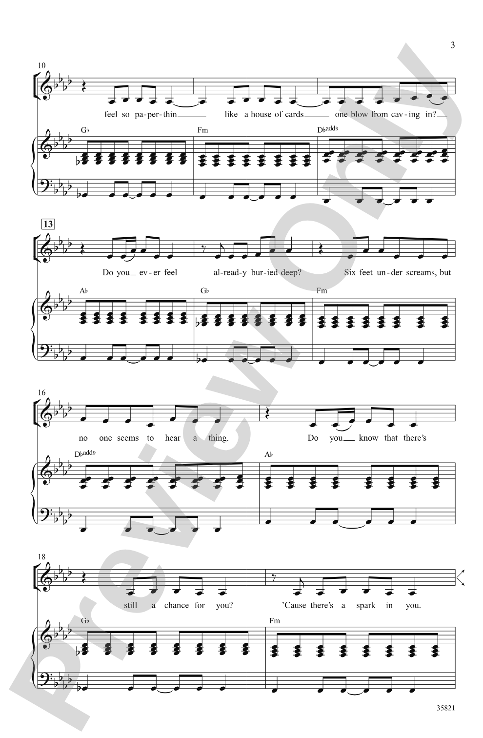 Firework: SSA Choral Octavo