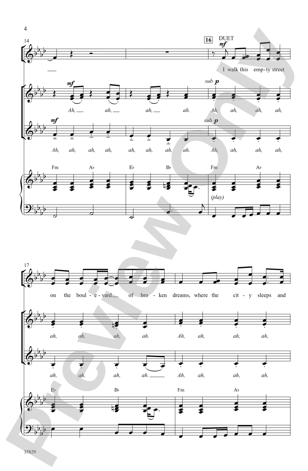 Green Day on Stage: Selections from <i>American Idiot</i>: SSA Choral Octavo