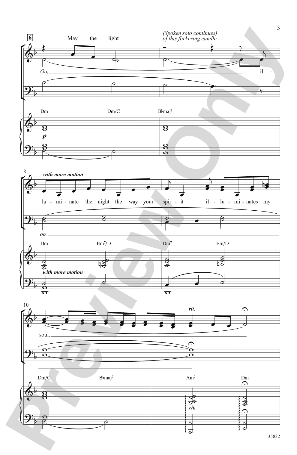 Papa, Can You Hear Me? (from <i>Yentl</i>): SATB Choral Octavo