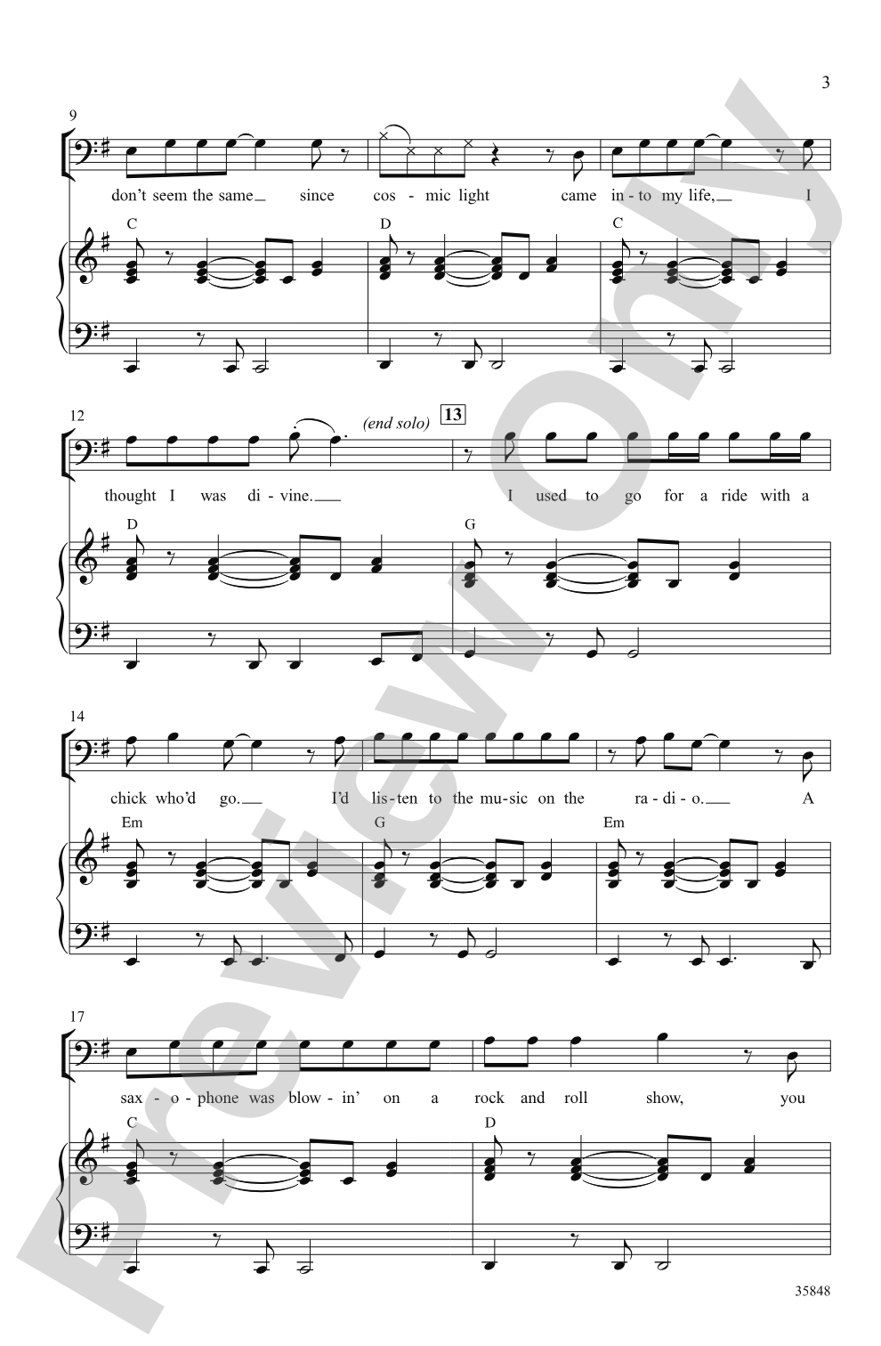 Whatever Happened to Saturday Night (from <i>The Rocky Horror Picture Show</i>): SAB Choral Octavo