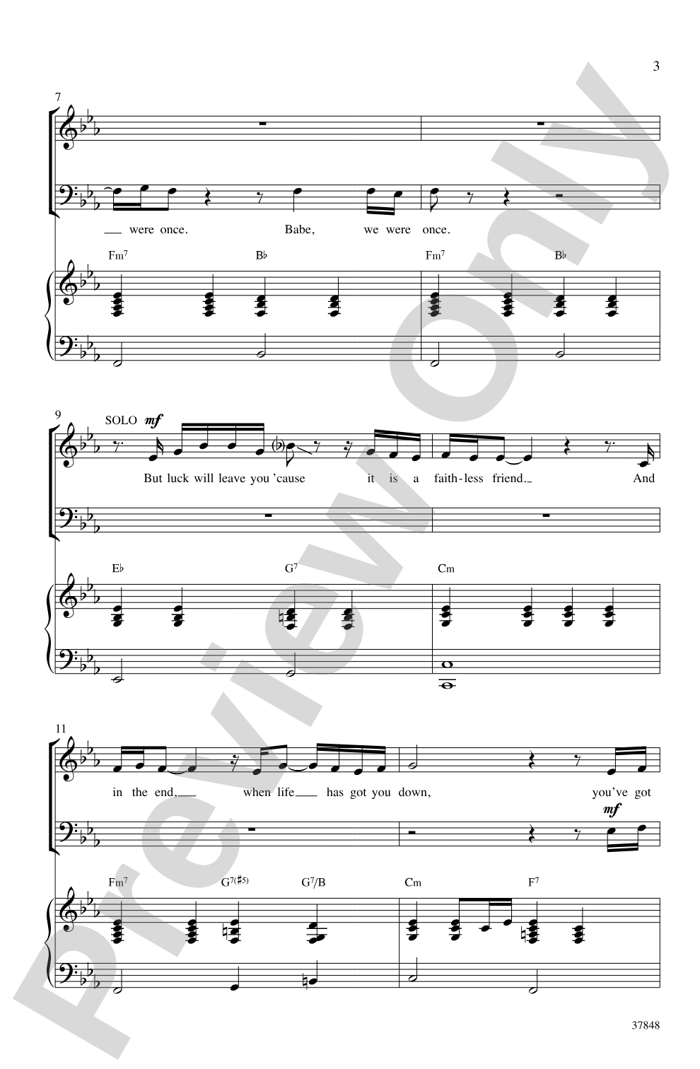 Hold On: SATB Choral Octavo