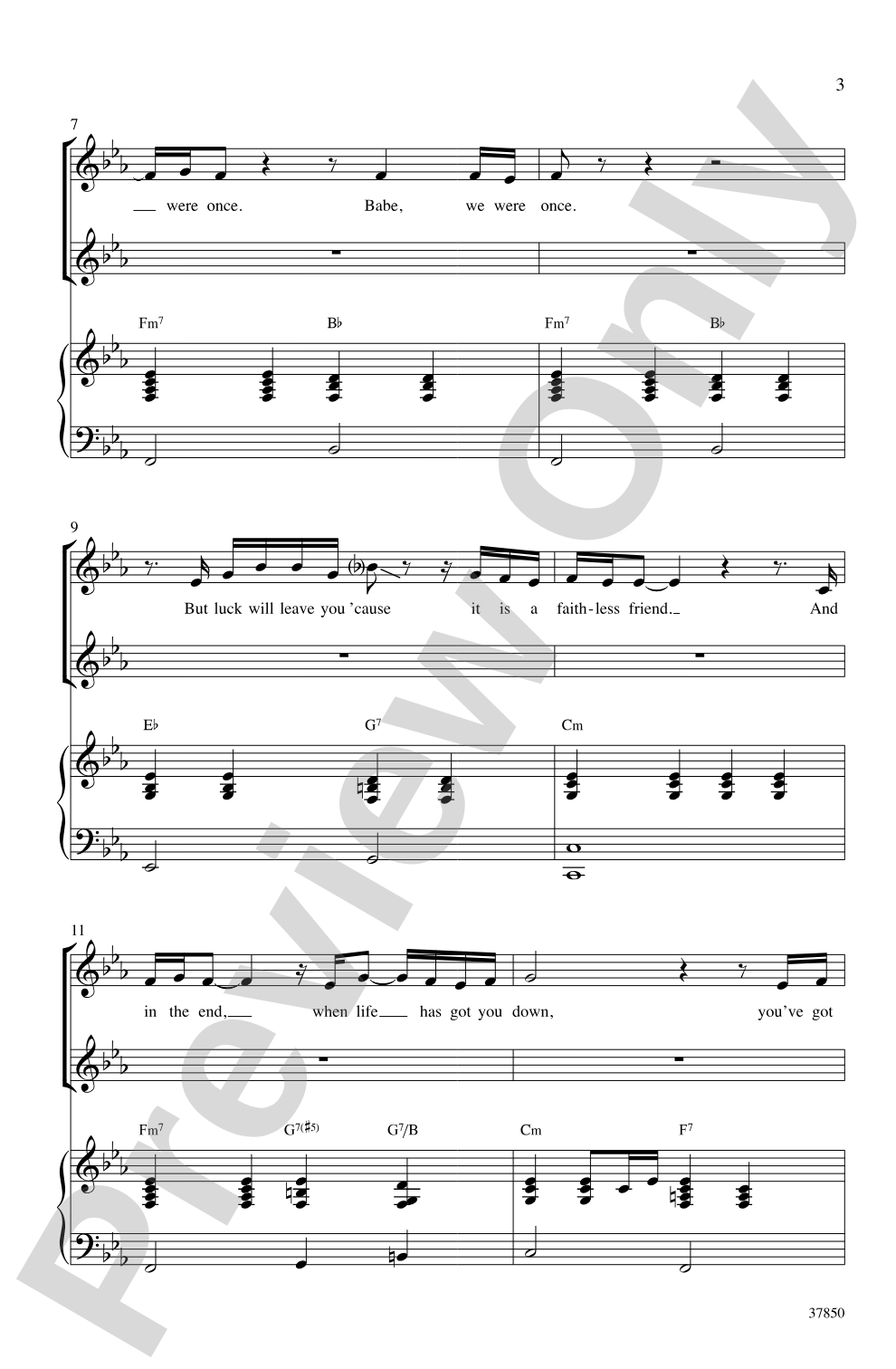 Hold On: SSA Choral Octavo