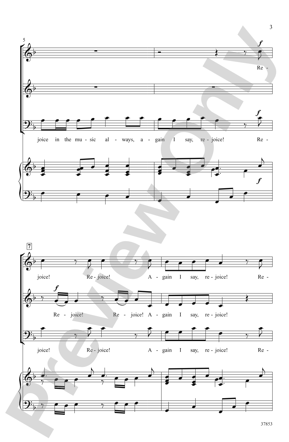 Rejoice in the Music: 3-Part Mixed Choral Octavo