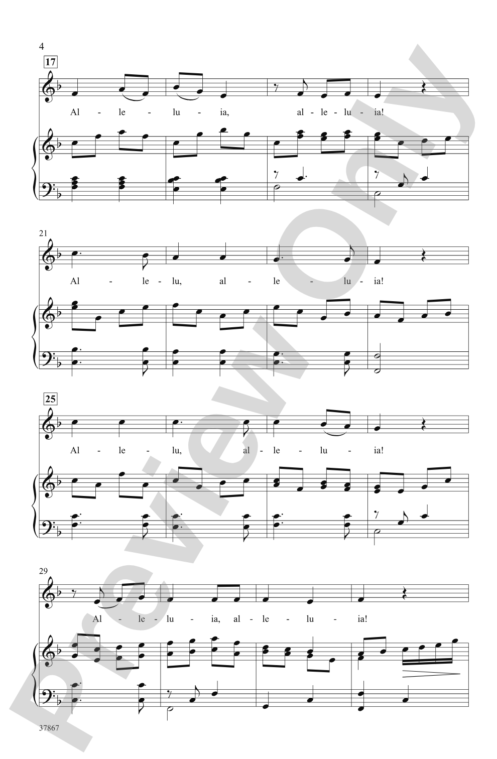 Classic Alleluia Canon: SAB Choral Octavo