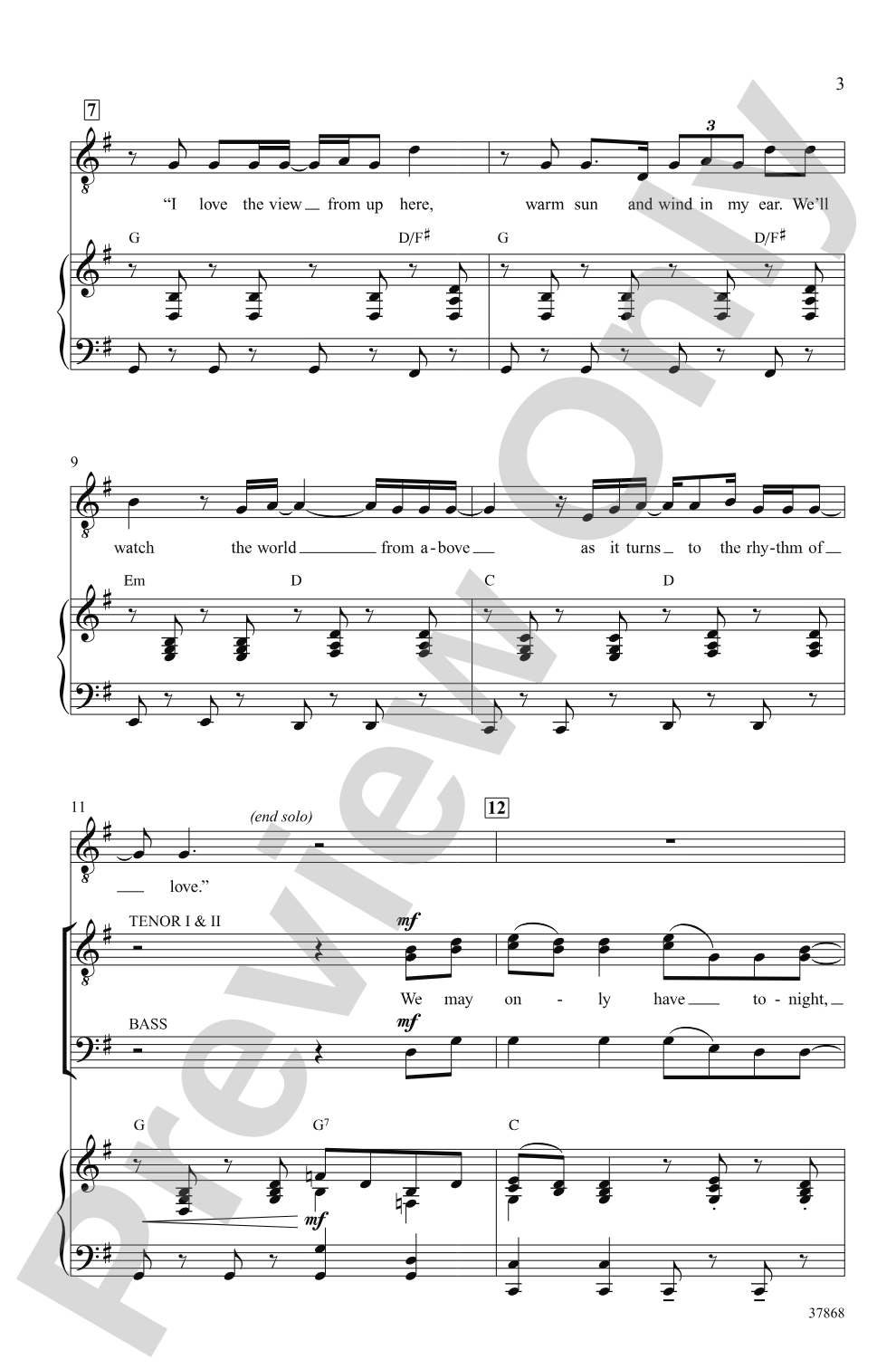 Rhythm of Love: TTB Choral Octavo