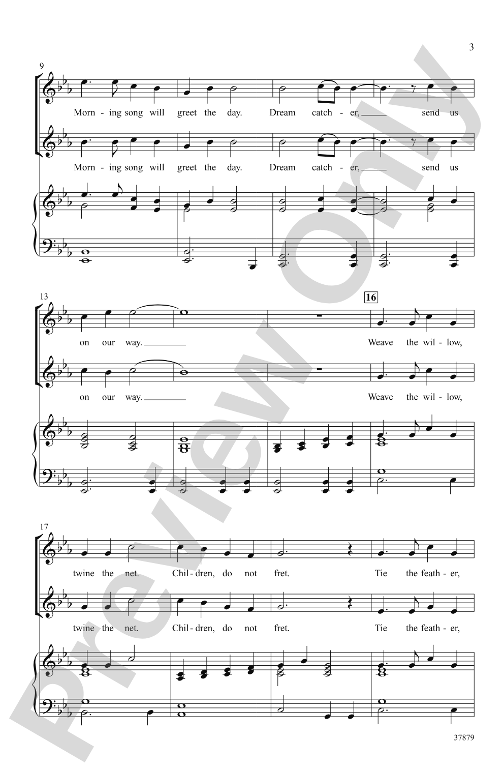 Dream Catcher: 2-Part Choral Octavo