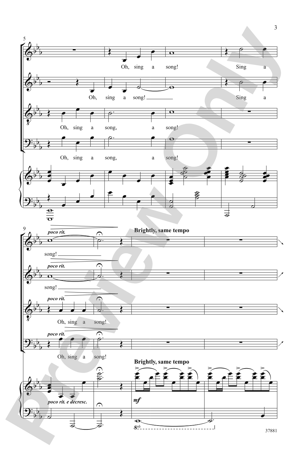 Laudamus Te: SATB Choral Octavo