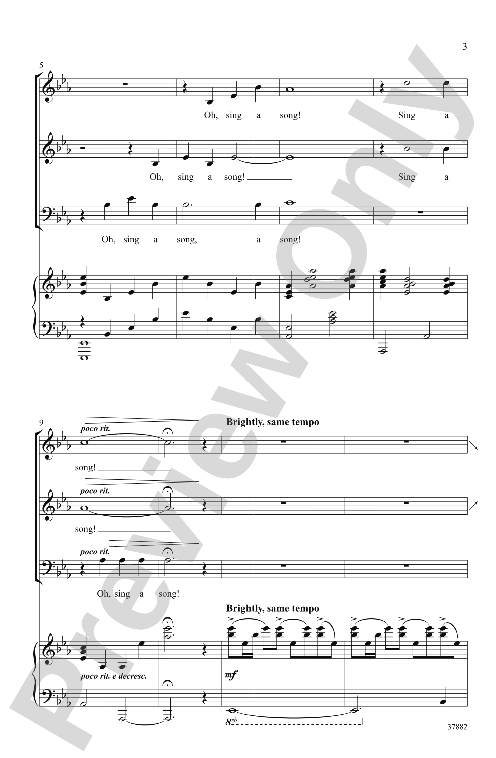 Laudamus Te: 3-Part Mixed Choral Octavo