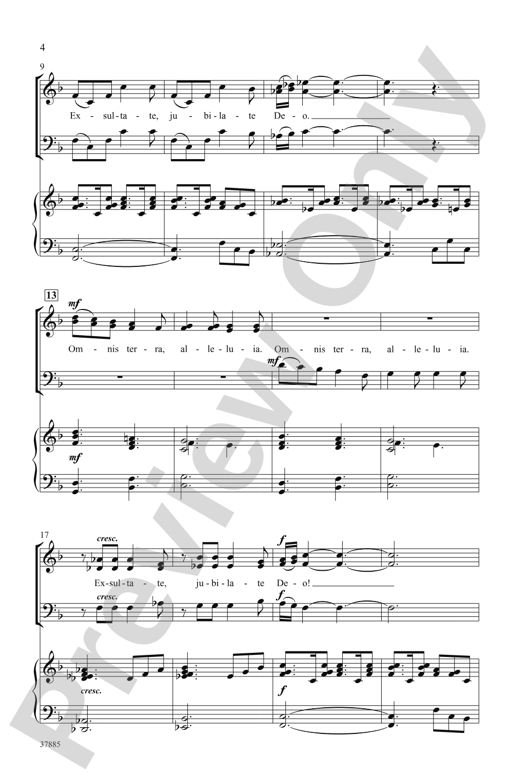 Exsultate, Jubilate: SAB Choral Octavo