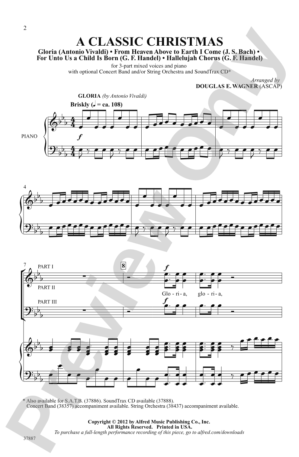 A Classic Christmas: 3-Part Mixed Choral Octavo