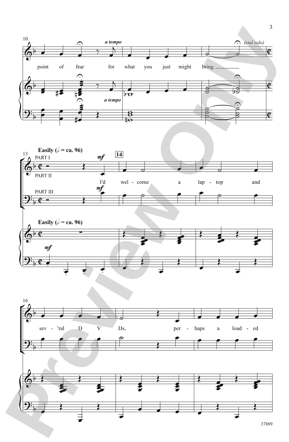 Not Another Fruitcake, Please!: 3-Part Mixed Choral Octavo