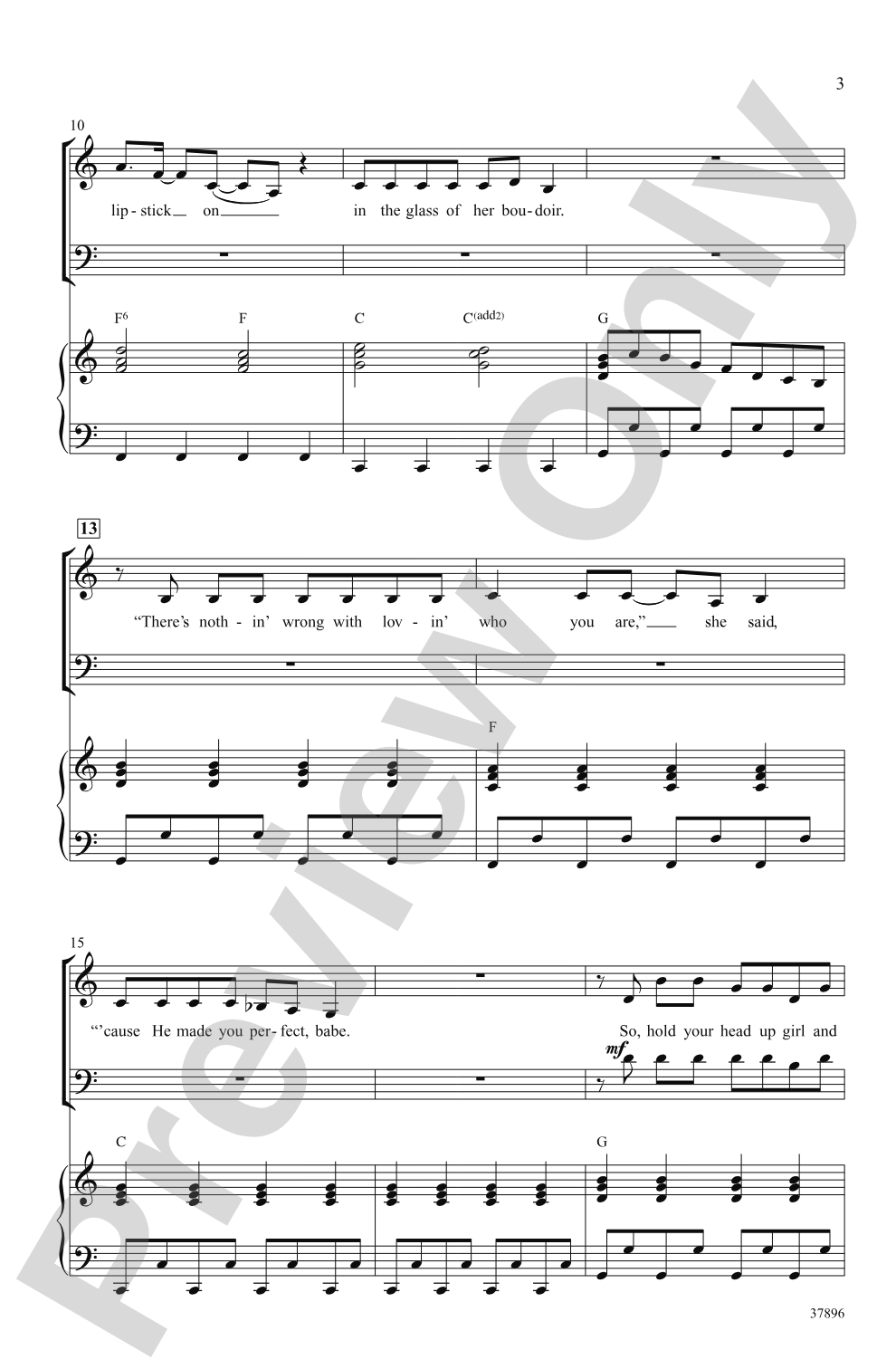 Born This Way: SSAB Choral Octavo