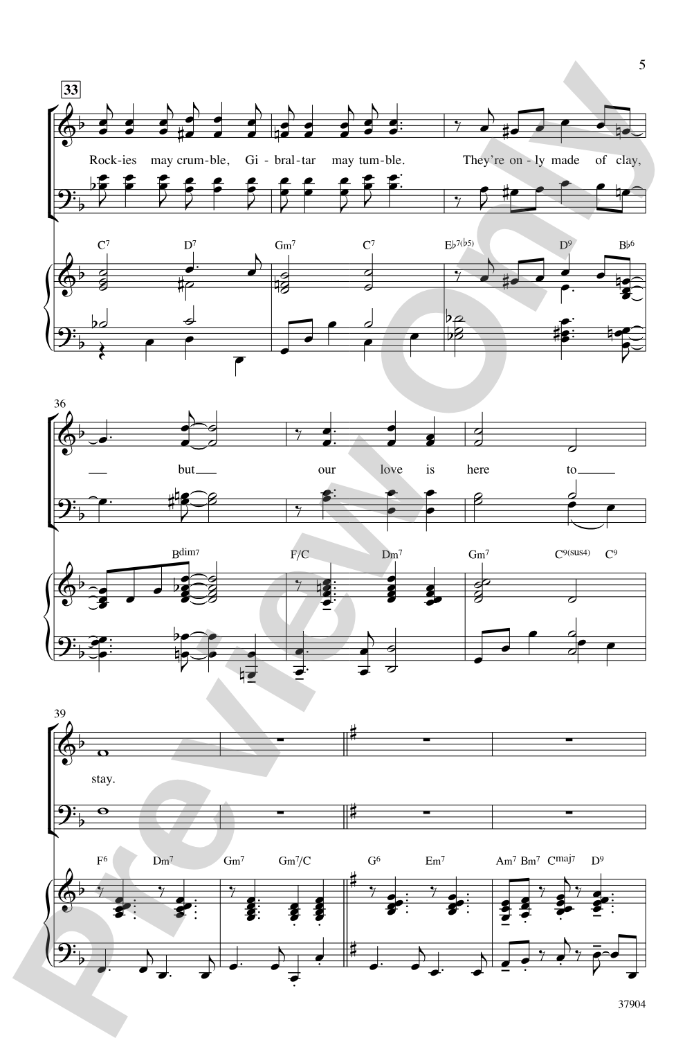 Who Could Ask for Anything More?: SATB Choral Octavo