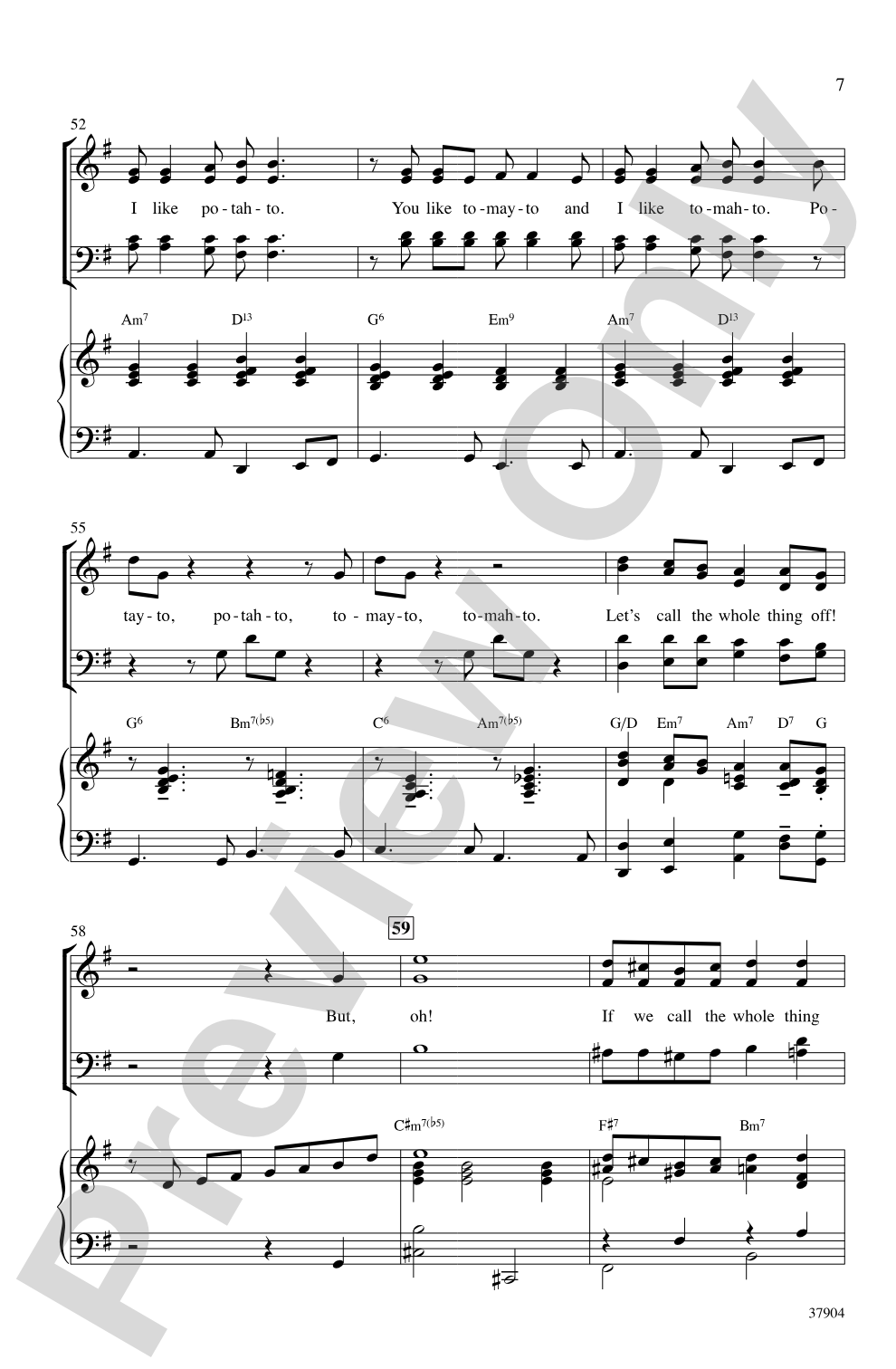 Who Could Ask for Anything More?: SATB Choral Octavo