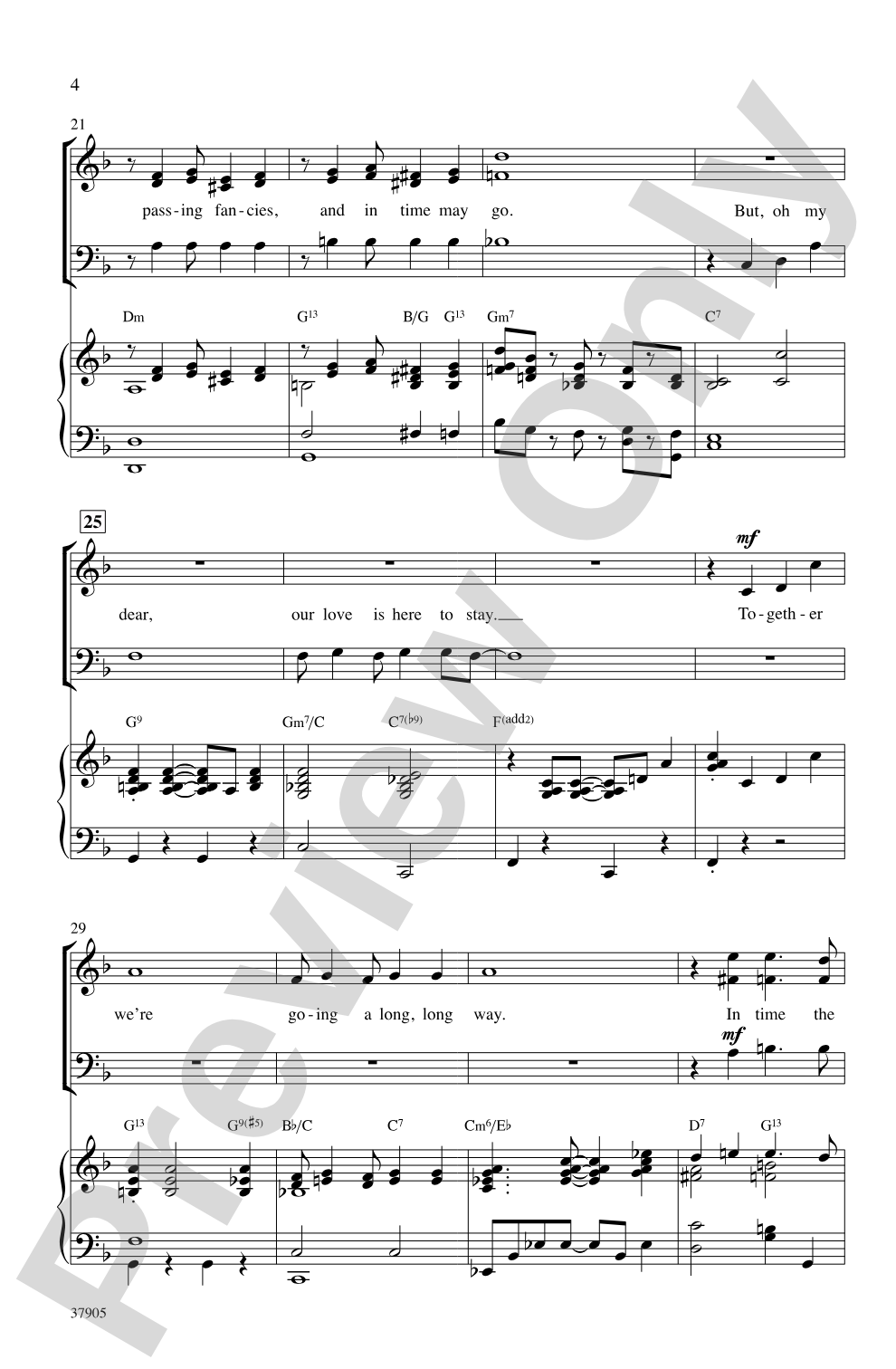 Who Could Ask for Anything More?: SAB Choral Octavo