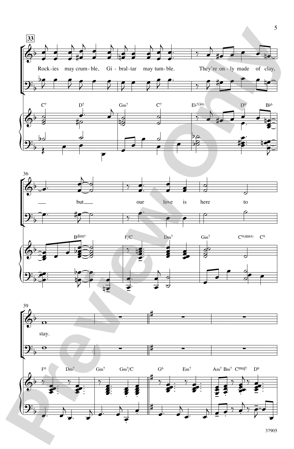 Who Could Ask for Anything More?: SAB Choral Octavo
