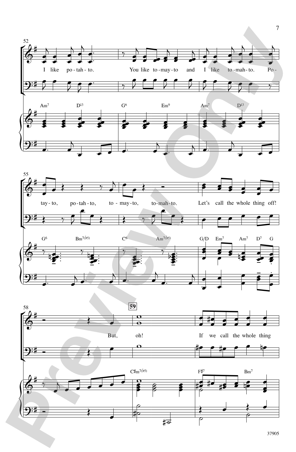 Who Could Ask for Anything More?: SAB Choral Octavo