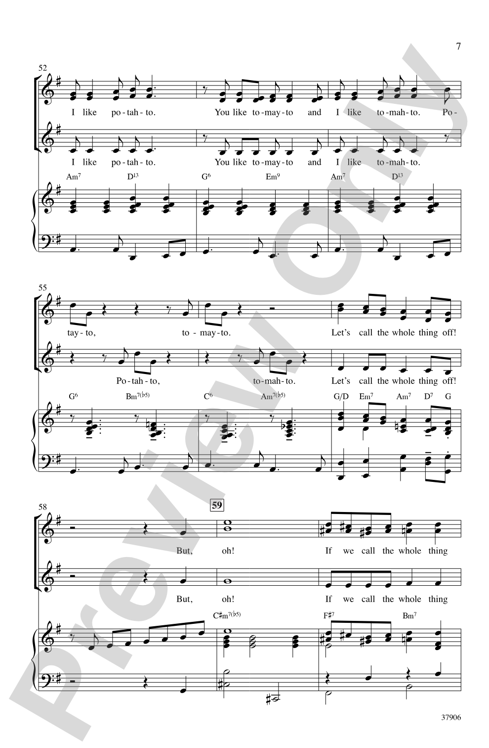 Who Could Ask for Anything More?: SSA Choral Octavo