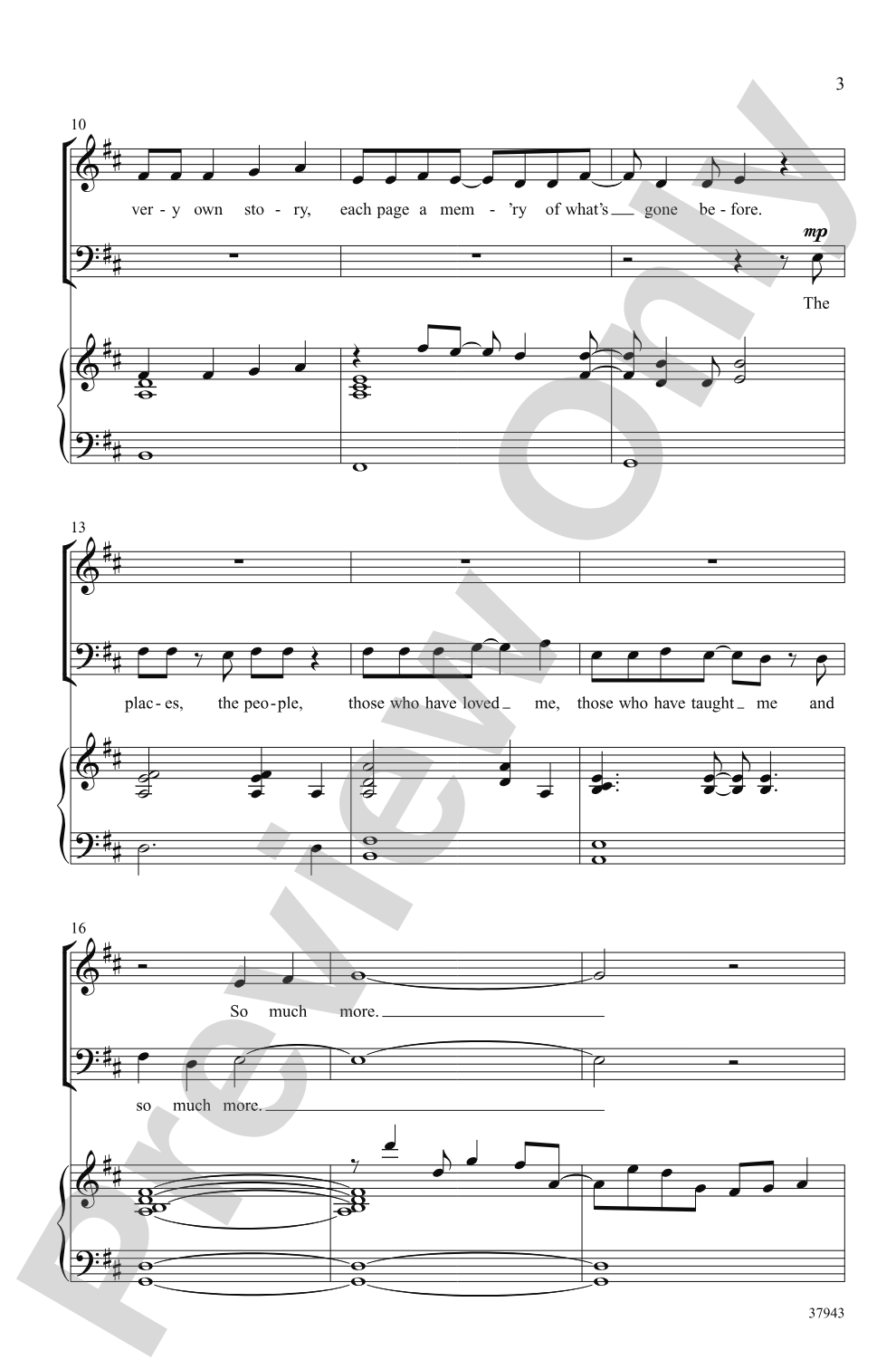 Turning the Page: SAB Choral Octavo