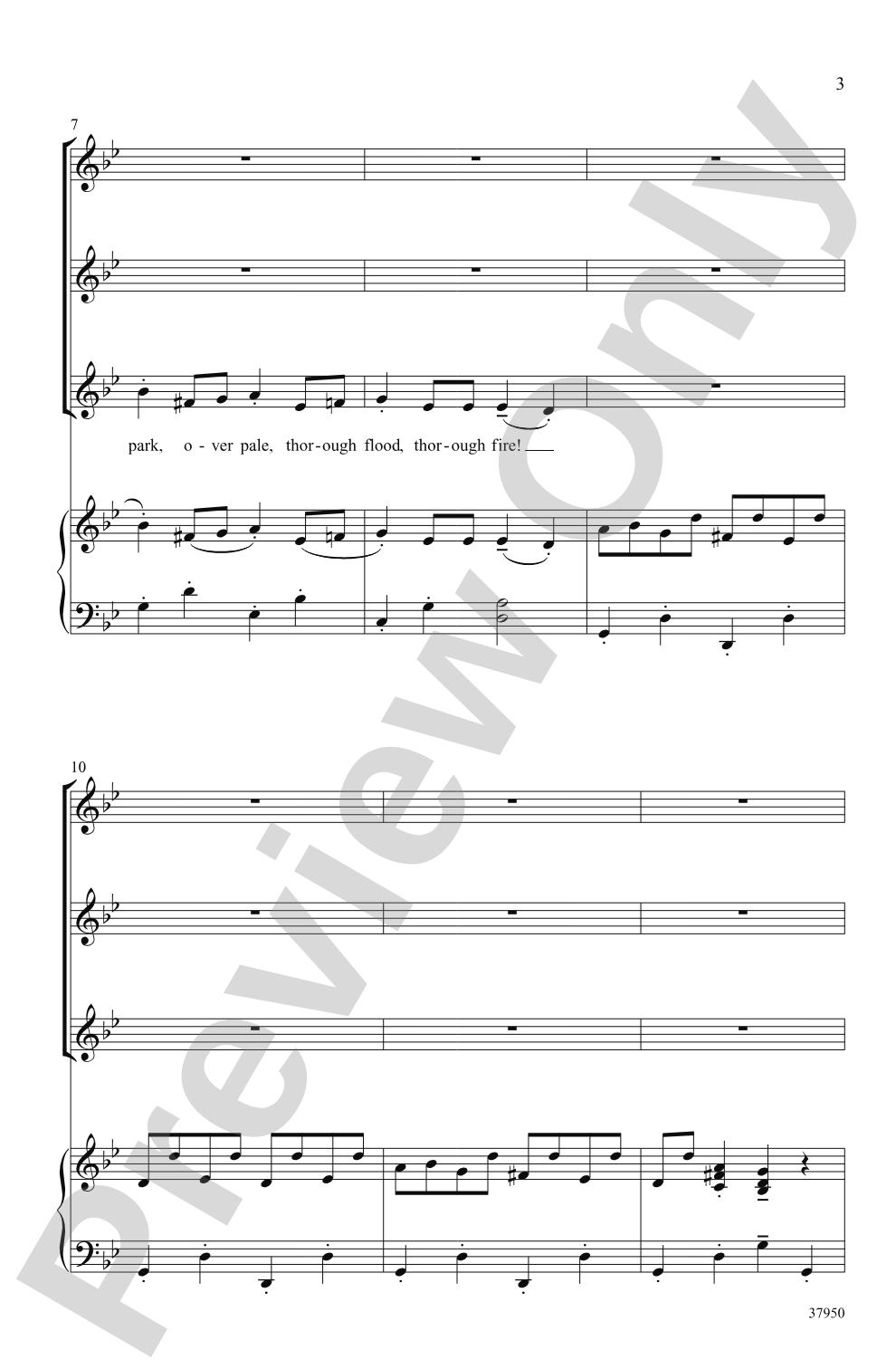 Over Hill, Over Dale: SSA Choral Octavo