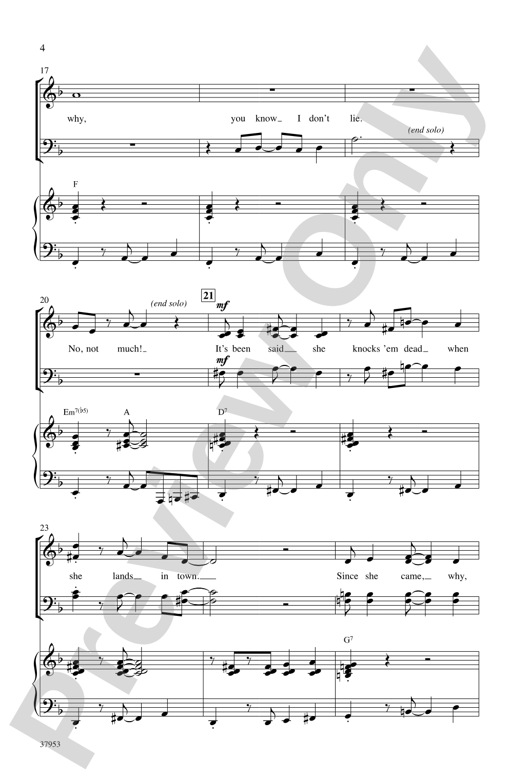 Sweet Georgia Brown: SATB Choral Octavo