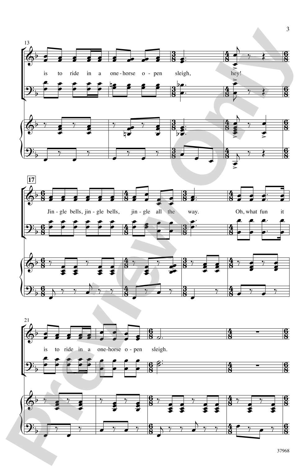 Jingle Bells (Sort Of): SATB Choral Octavo