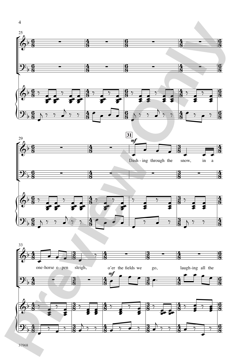 Jingle Bells (Sort Of): SATB Choral Octavo