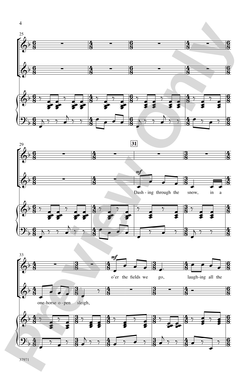 Jingle Bells (Sort Of): 2-Part Choral Octavo