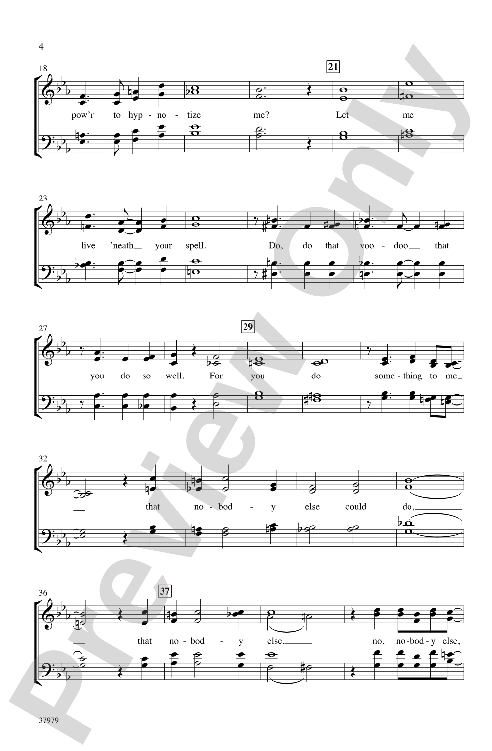 A Cole Porter Jazz Trio: SATB, <i>a cappella</i> Choral Octavo