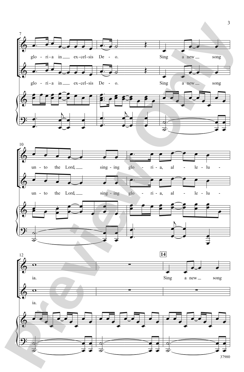 Sing a New Song: 2-Part Choral Octavo