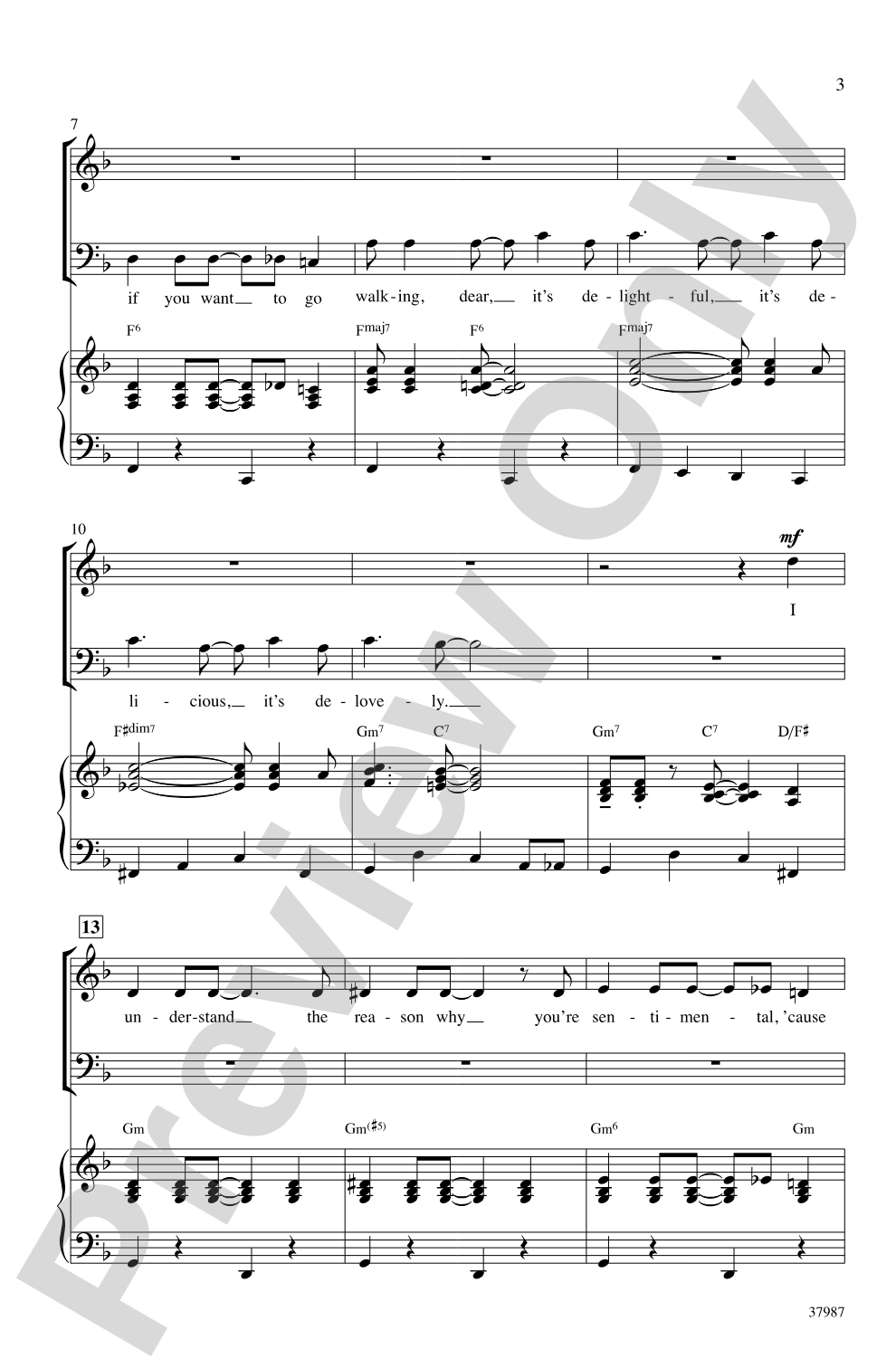 It's De-Lovely: SATB Choral Octavo