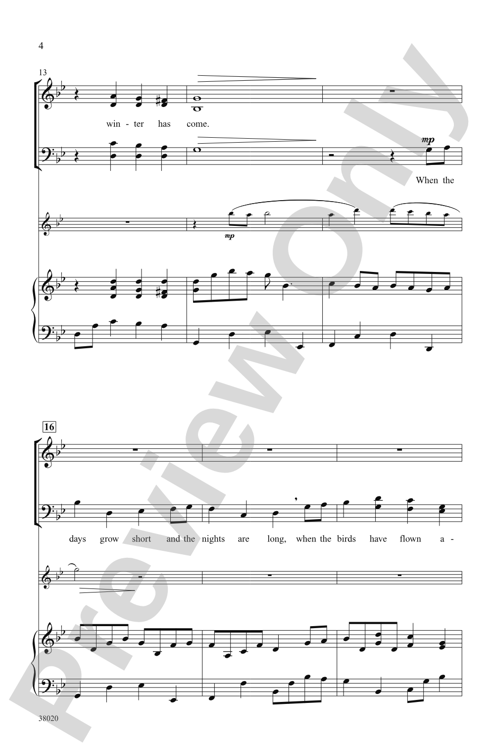 Winter Has Come: SATB Choral Octavo
