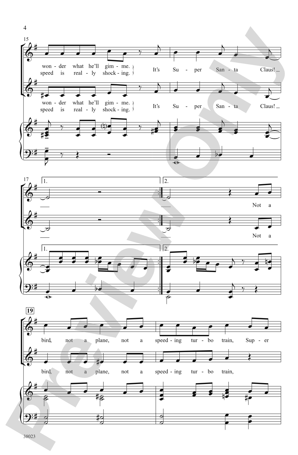Super Santa!: 2-Part Choral Octavo