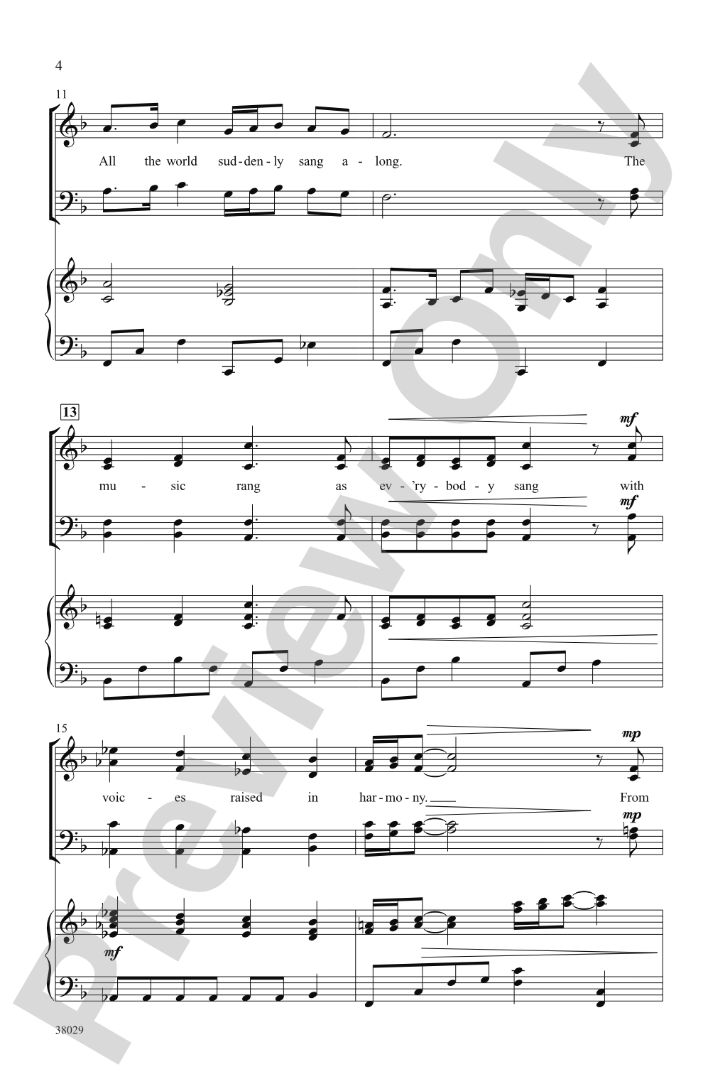 Everyone Sang: SATB Choral Octavo