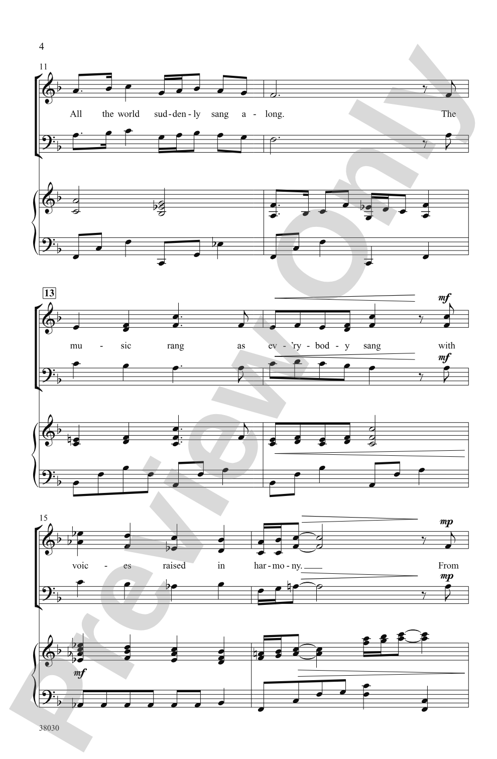 Everyone Sang: SAB Choral Octavo