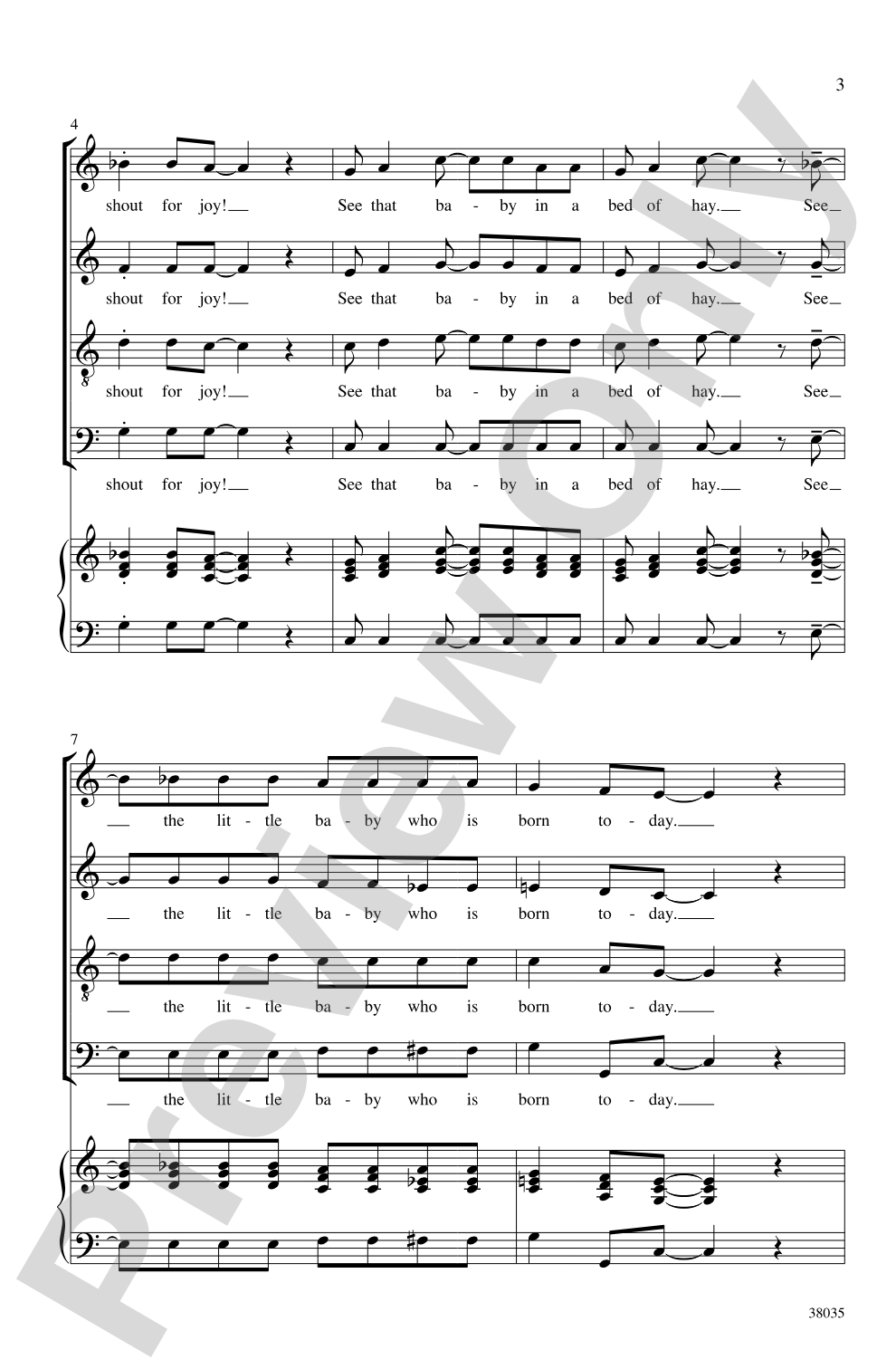 See That Baby: SATB <i>a cappella</i> Choral Octavo