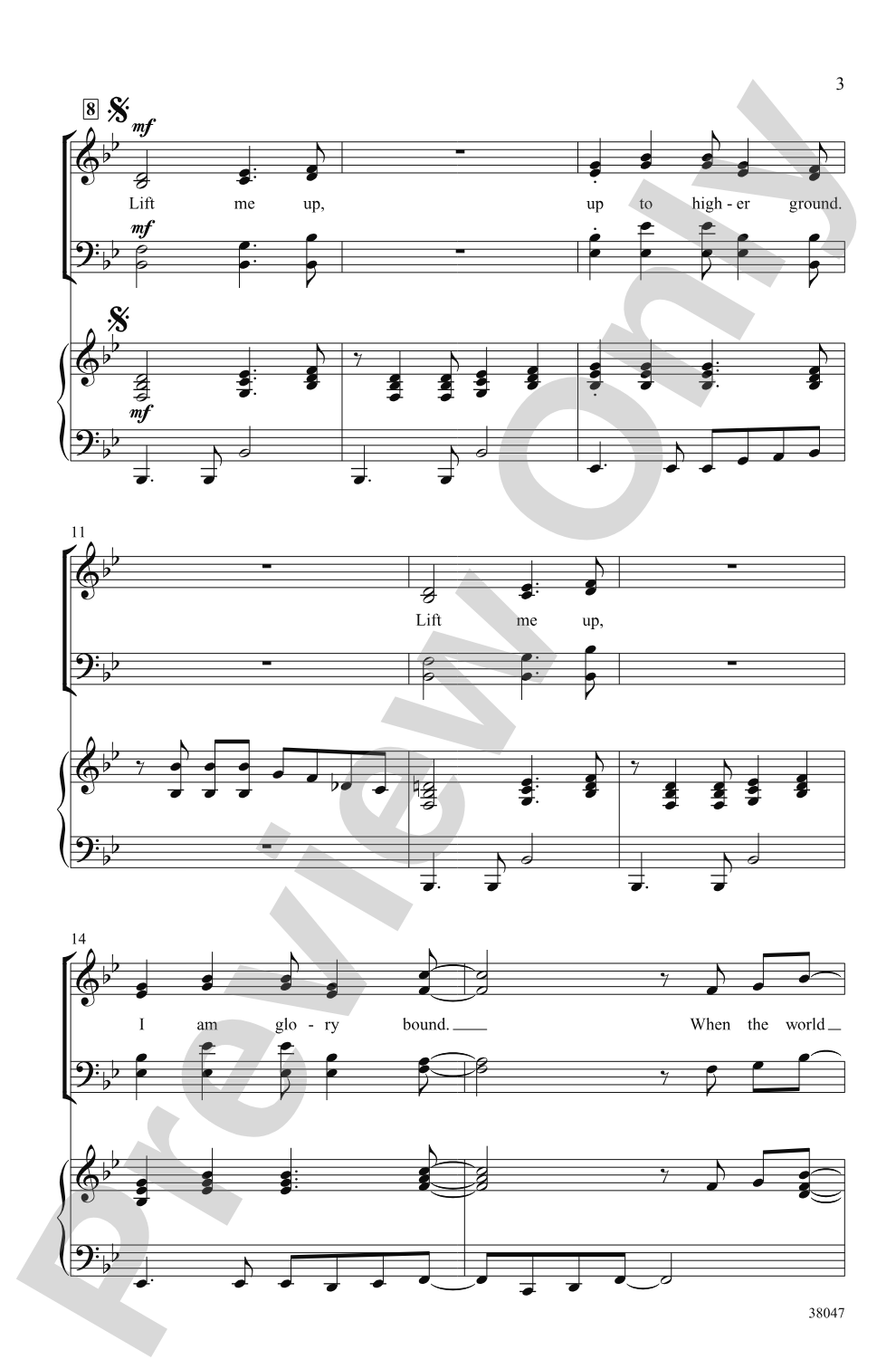 Lift Me Up!: SATB Choral Octavo