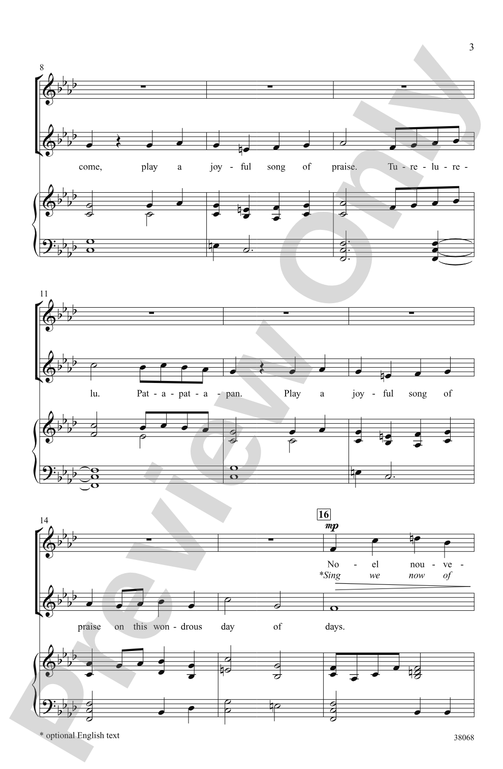 Two French Noels: 2-Part Choral Octavo