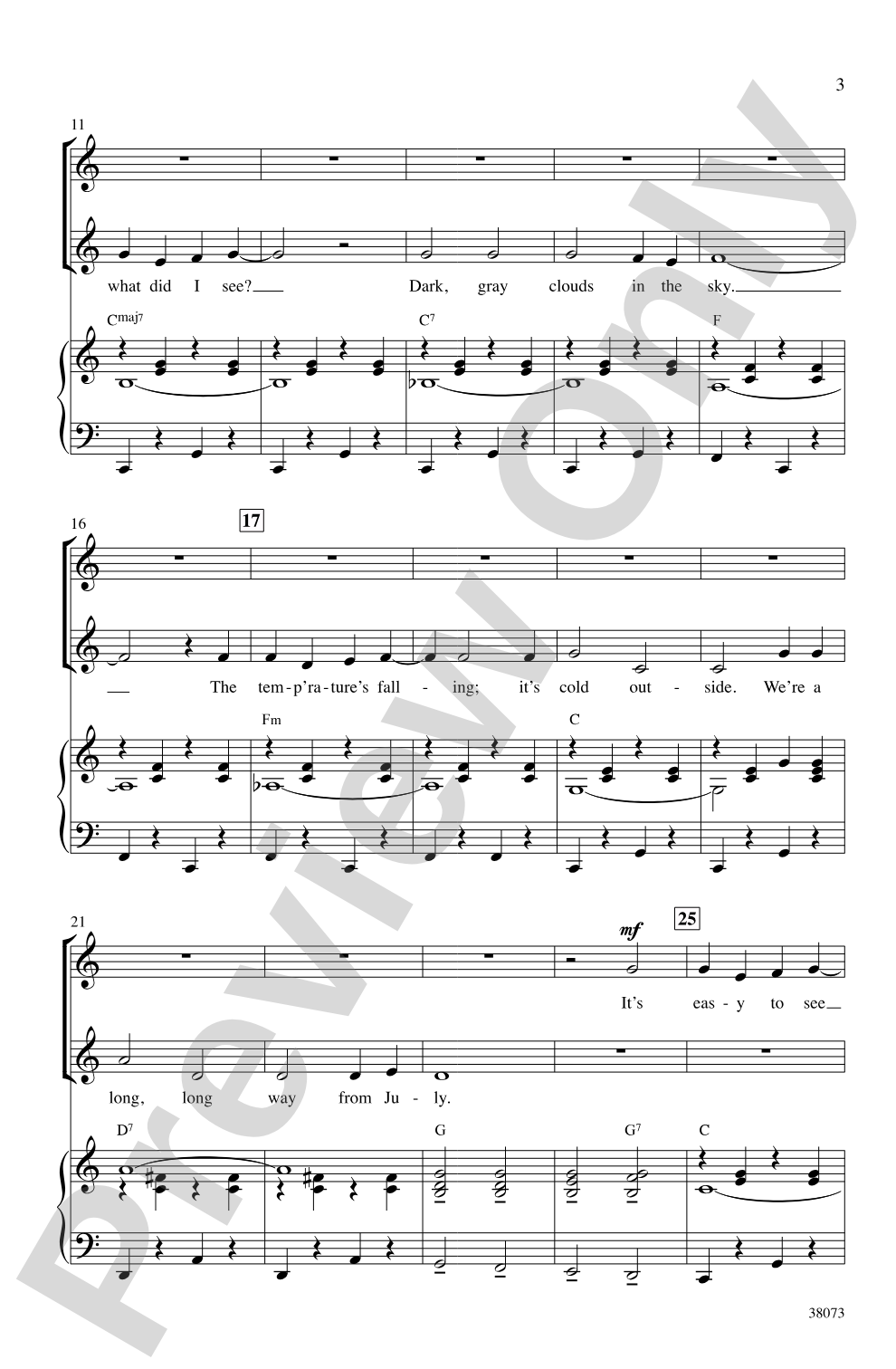 Bring On the Snow!: 2-Part Choral Octavo