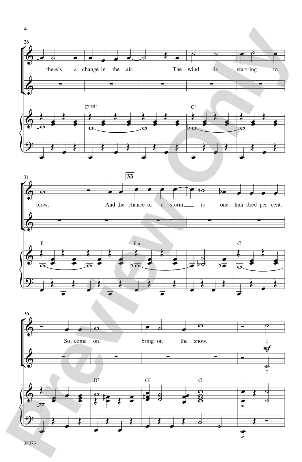 Bring On the Snow!: 2-Part Choral Octavo