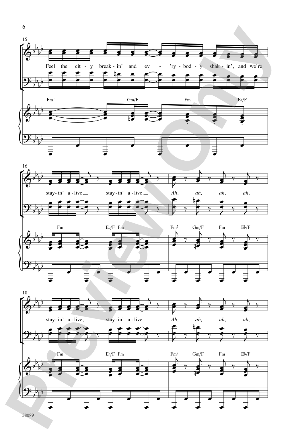 Disco Fever: SATB Choral Octavo