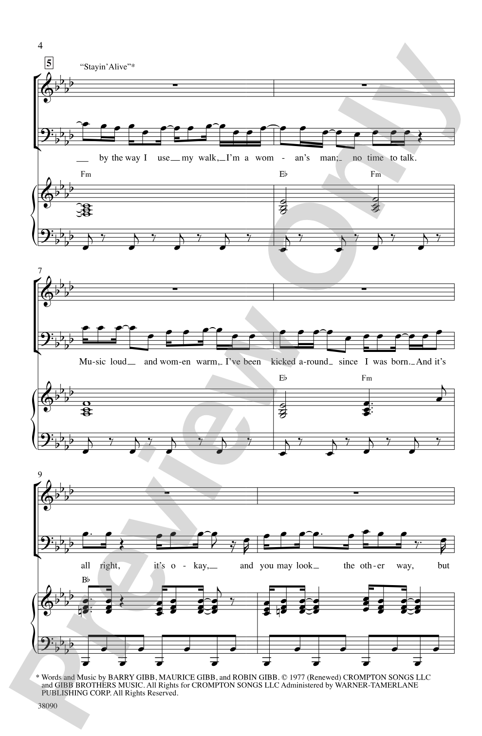 Disco Fever: SAB Choral Octavo